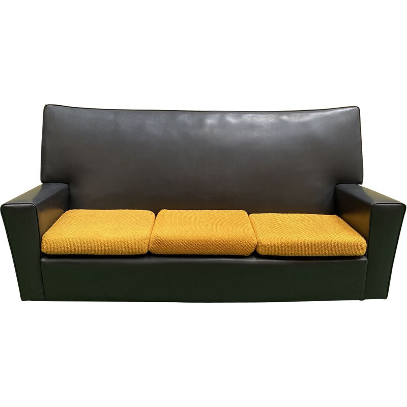 Vintage club skaï sofa 1970