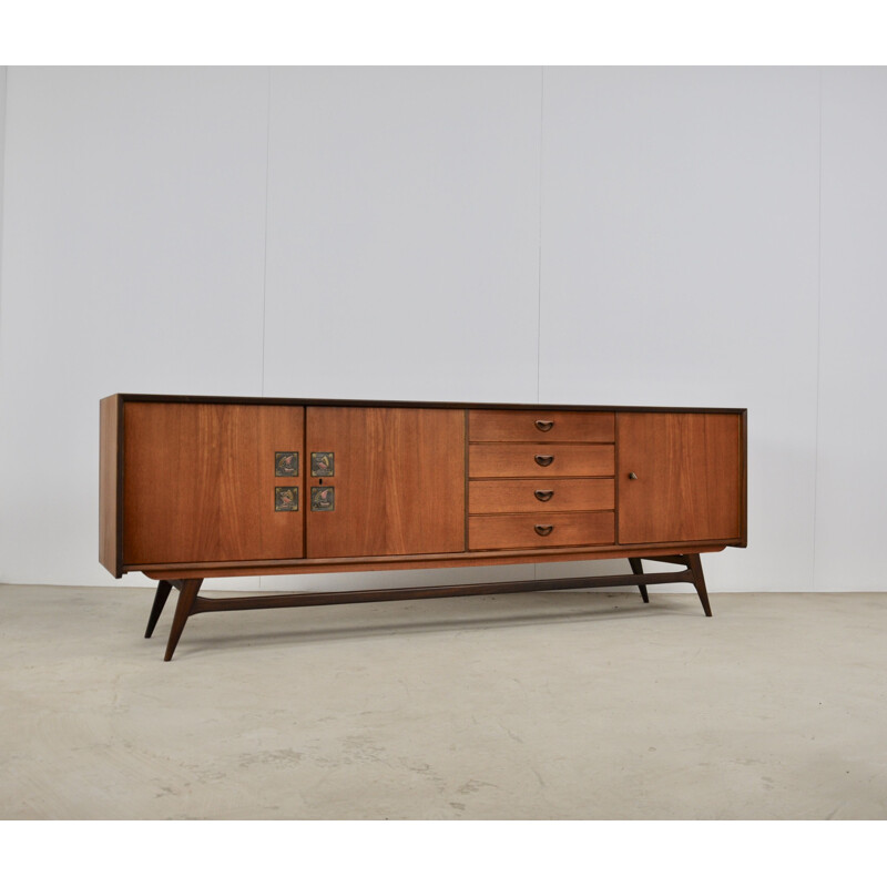 Vintage Sideboard by Louis van Teeffelen for Webé, 1960s