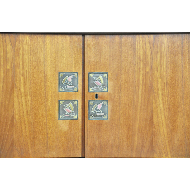 Vintage Sideboard by Louis van Teeffelen for Webé, 1960s