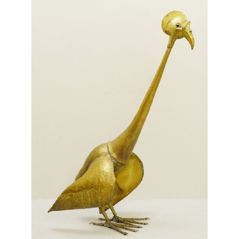 Vintage bird sculpture Jef Claerhout - Signed, Belgium
