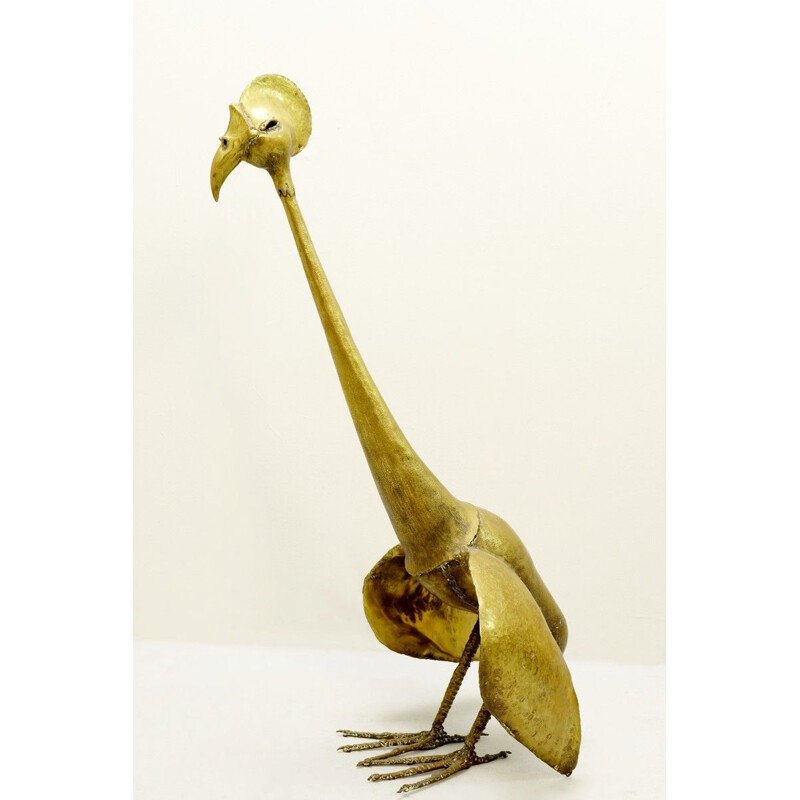 Sculpture d'oiseau vintage Jef Claerhout - Signé, Belgique