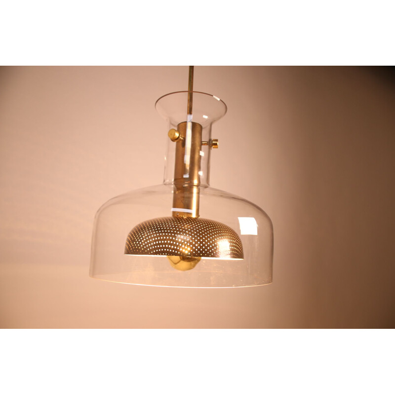 Vintage Glass pendant lamp  Anders Pehrson For Atelje Lyktan