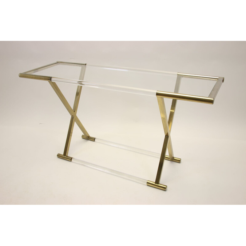 Vintage Side Table X design charles Hollis Joens