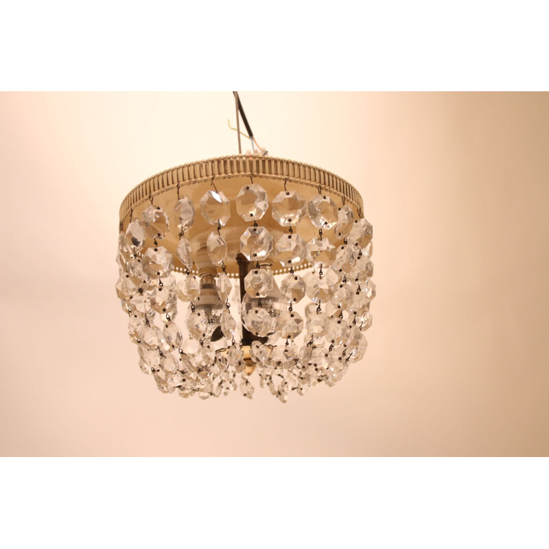 Vintage Crystal ceiling lamp 