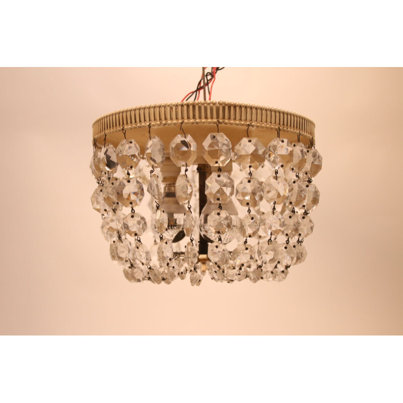 Vintage Crystal ceiling lamp 