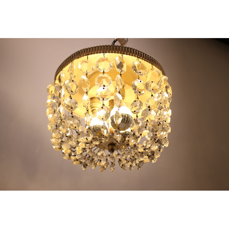 Vintage Crystal ceiling lamp 