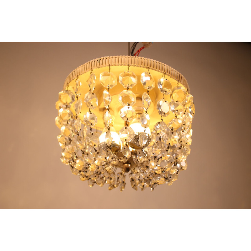 Vintage Crystal ceiling lamp 