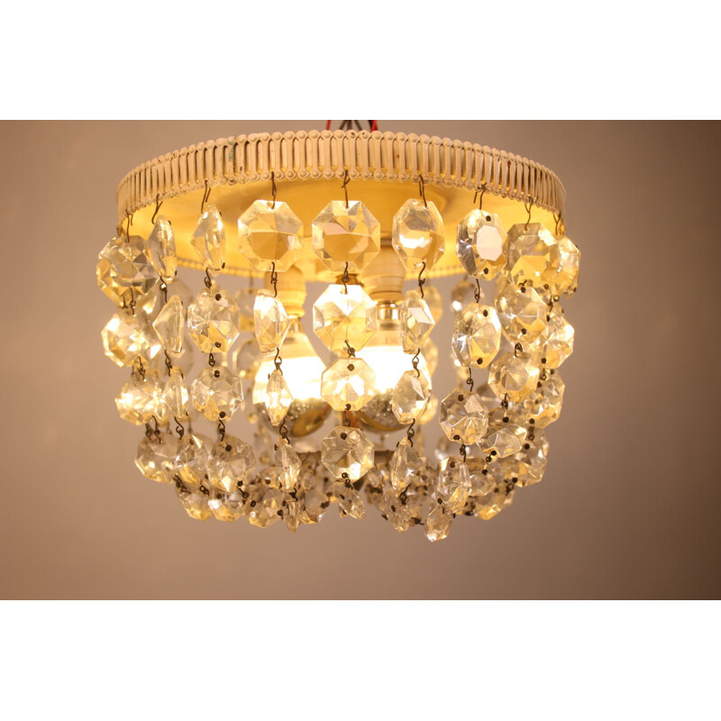 Vintage Crystal ceiling lamp 