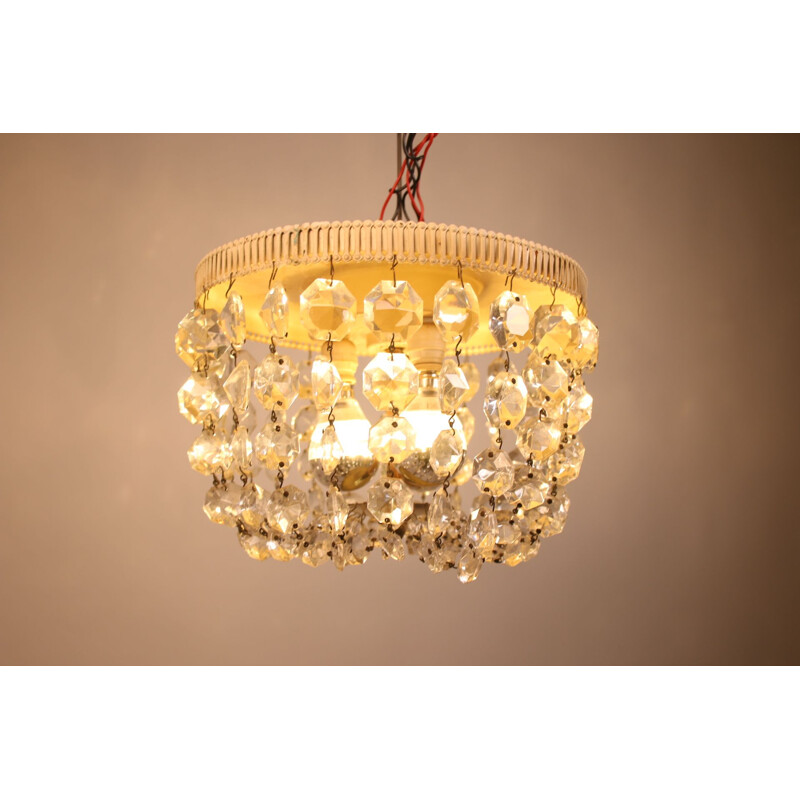 Vintage Crystal ceiling lamp 