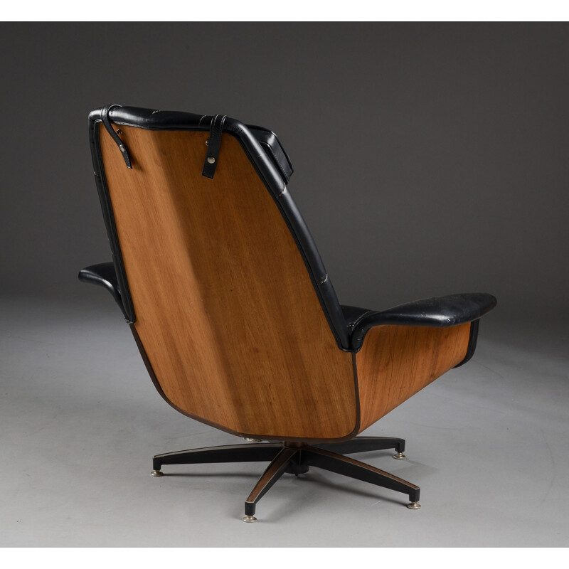 Easy chair and ottoman "MR", George MULHAUSER - 1960s