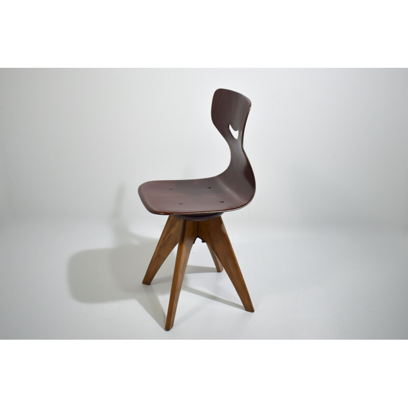 Vintage swivel chair Pagwood A. Stegner for Flotto, 1960