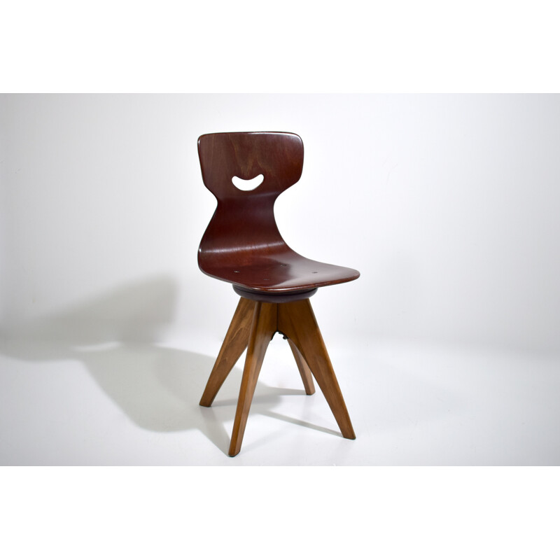 Vintage swivel chair Pagwood A. Stegner for Flotto, 1960