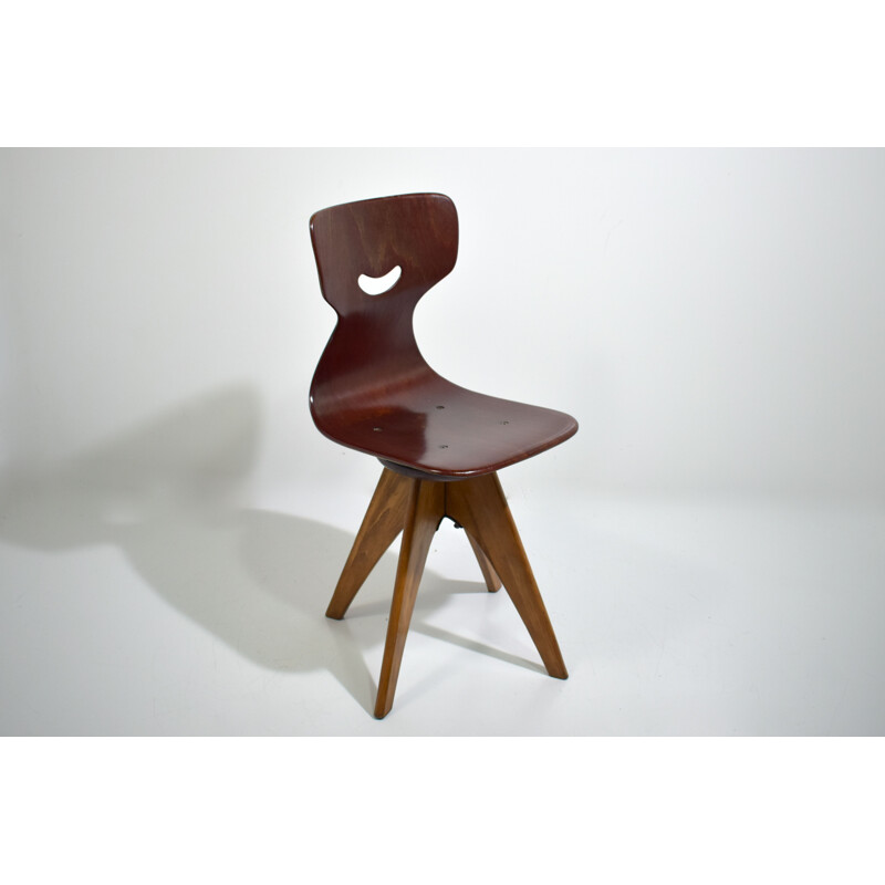 Vintage swivel chair Pagwood A. Stegner for Flotto, 1960