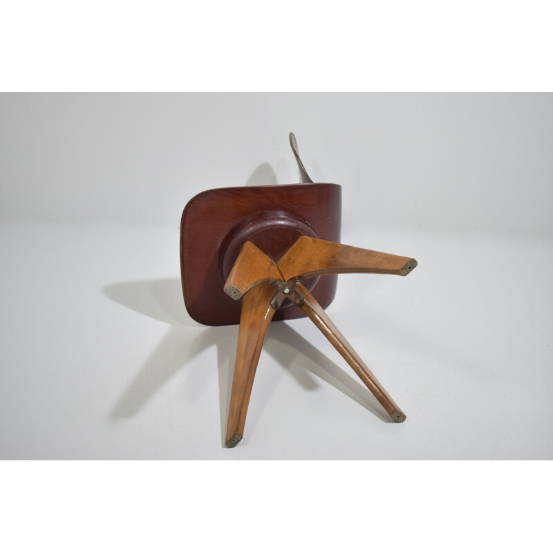 Vintage swivel chair Pagwood A. Stegner for Flotto, 1960