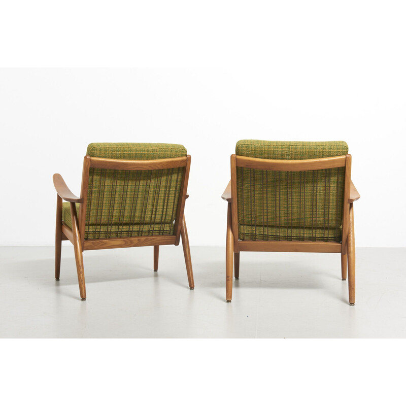 Vintage Easy Chairs in Ash 1960s