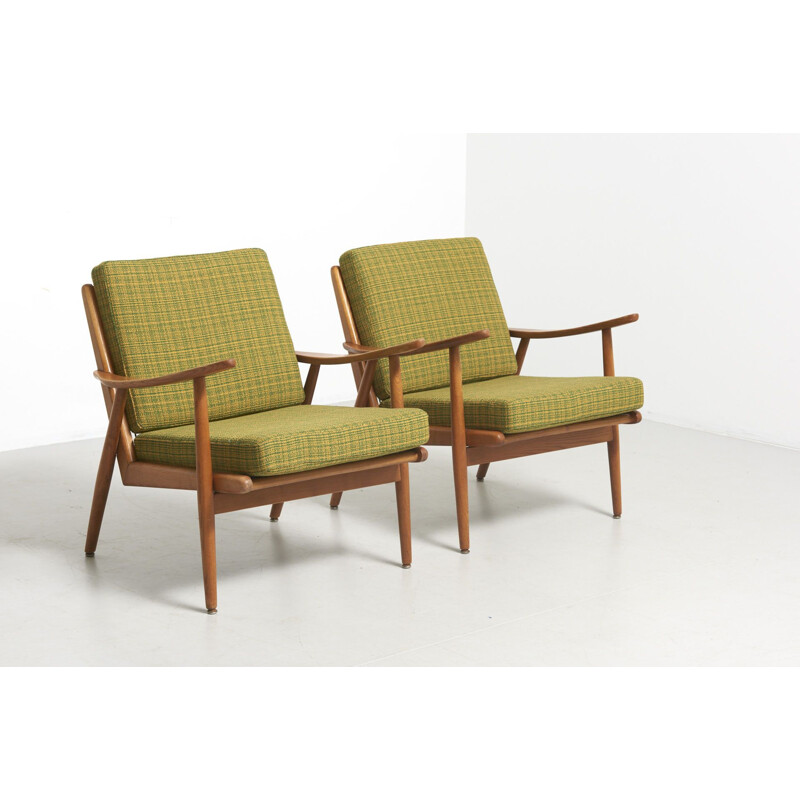 Vintage Easy Chairs in Ash 1960s