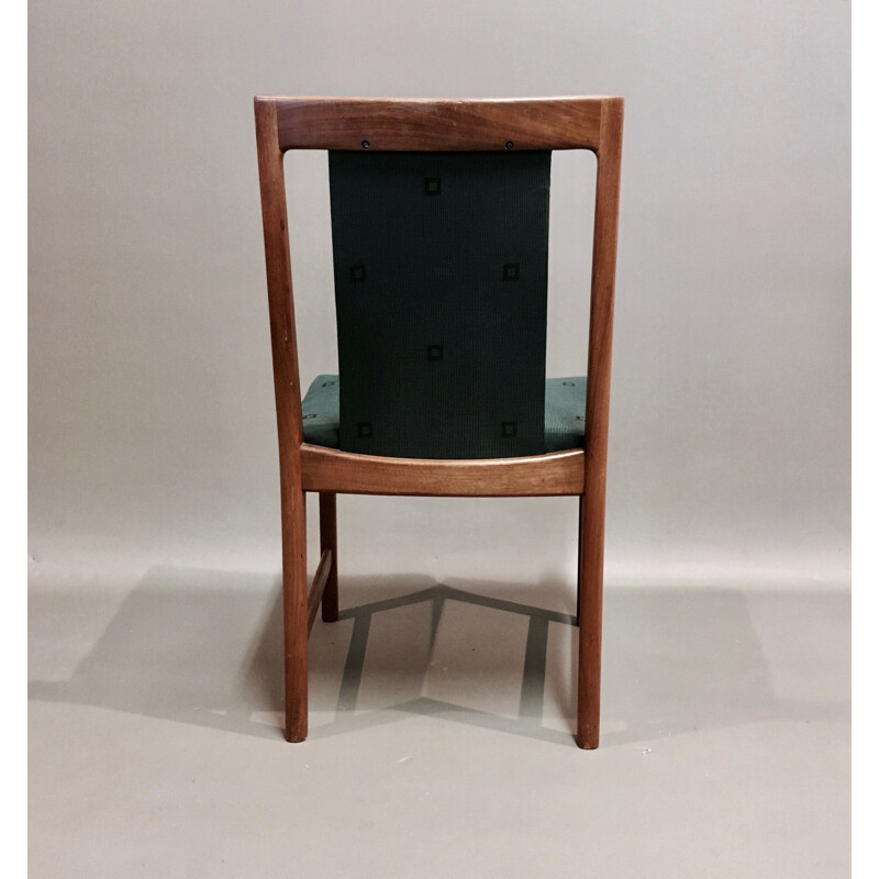 Set of 6 vintage Karl Erik Ekselius Scandinavian 1950 chairs