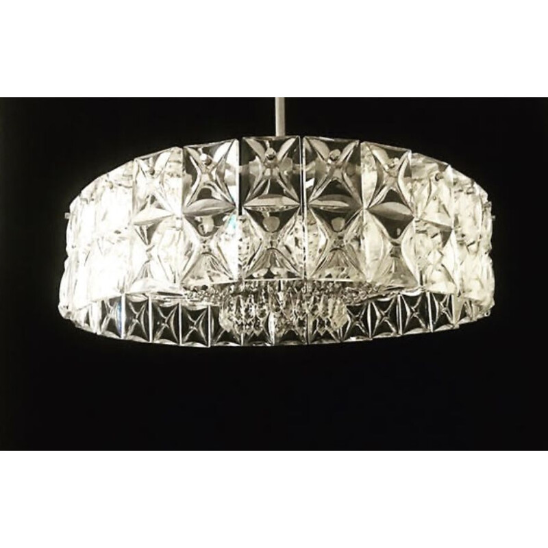 Vintage Kinkeldey crystal chandelier 1960