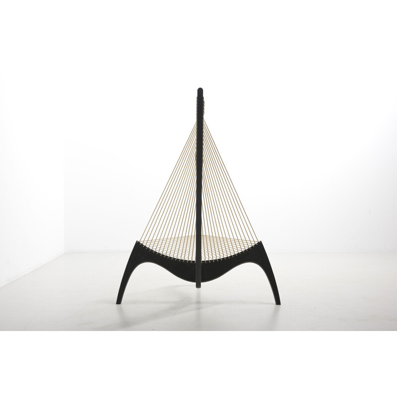 Vintage "Harp Chair" by Jørgen Høvelskov Christensen and Larsen Møbelhandværk 1960's