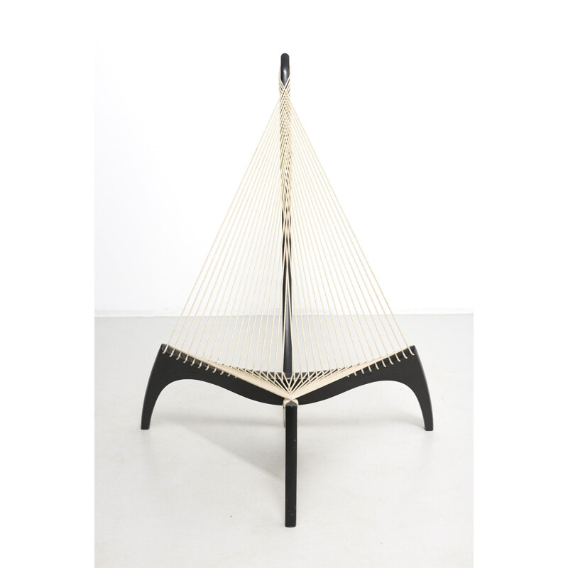 Vintage "Harp Chair" by Jørgen Høvelskov Christensen and Larsen Møbelhandværk 1960's