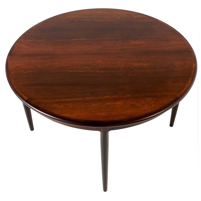 J.L. Moller Models rosewood extendable dining table, Niels Otto MOLLER - 1960s