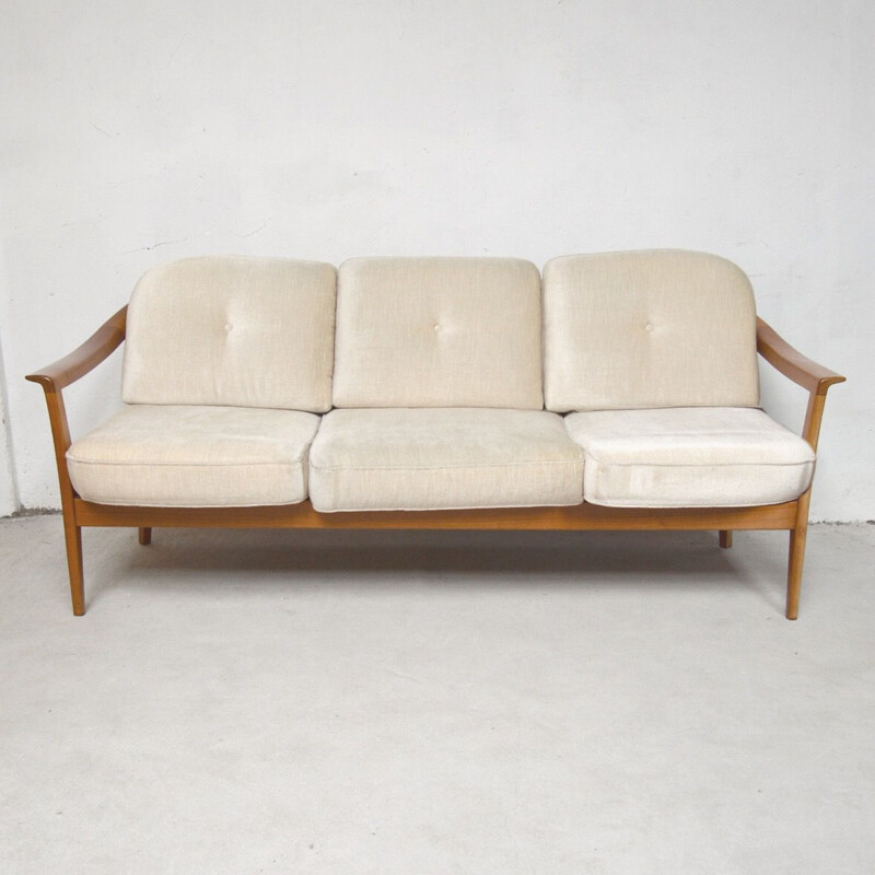 Vintage Wilhelm Knoll 3 seater sofa 1960