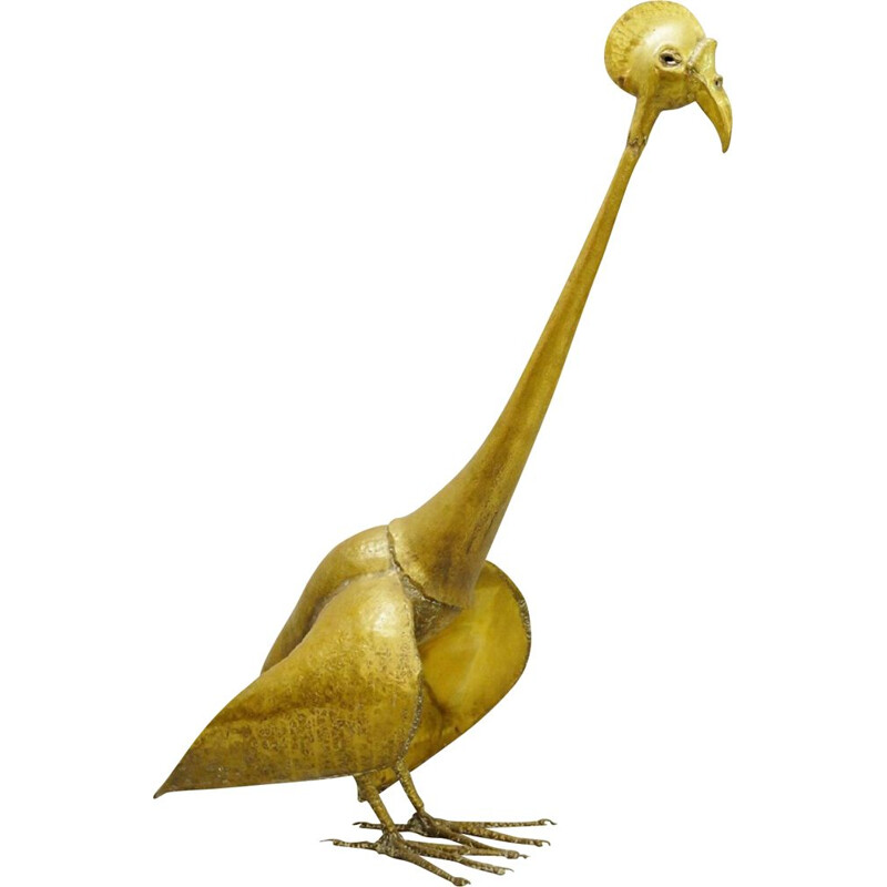 Vintage bird sculpture Jef Claerhout - Signed, Belgium