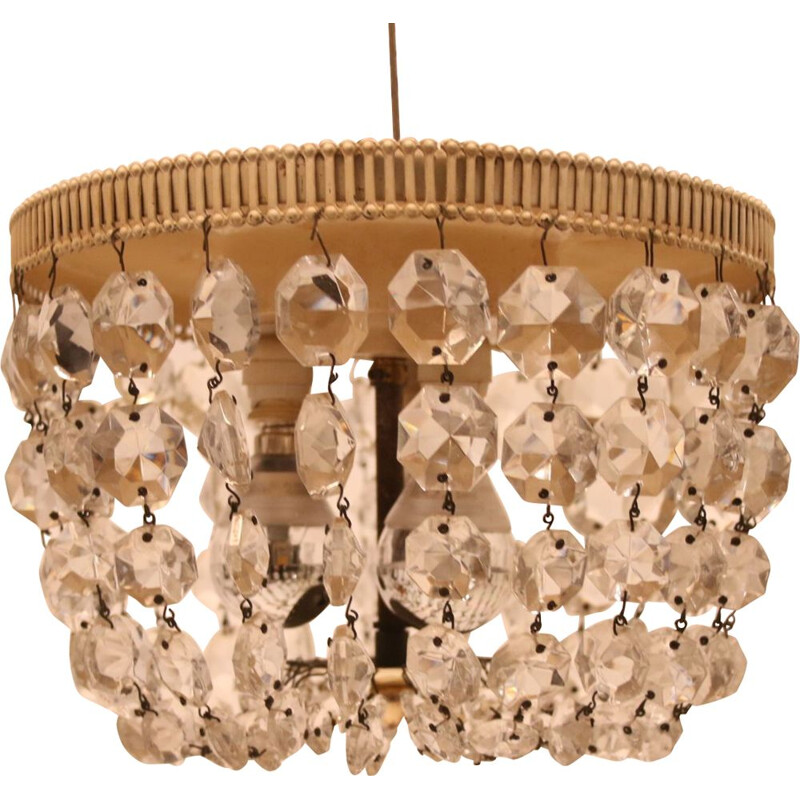 Vintage Crystal ceiling lamp 