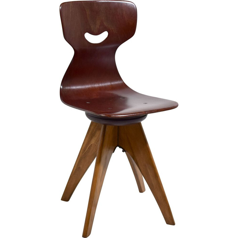 Vintage swivel chair Pagwood A. Stegner for Flotto, 1960