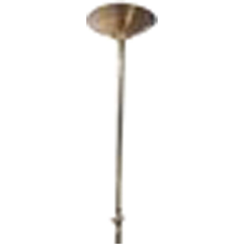 Vintage gilded Louis XV floor lamp, Lucien Gau