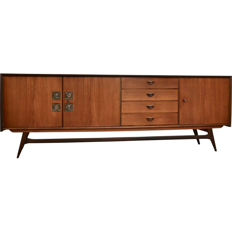 Vintage Sideboard by Louis van Teeffelen for Webé, 1960s