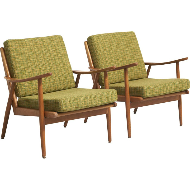 Vintage Easy Chairs in Ash 1960s