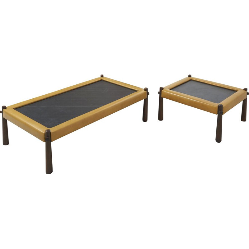 Pair of Low Tables by Percival Lafer Brazilian 1960s