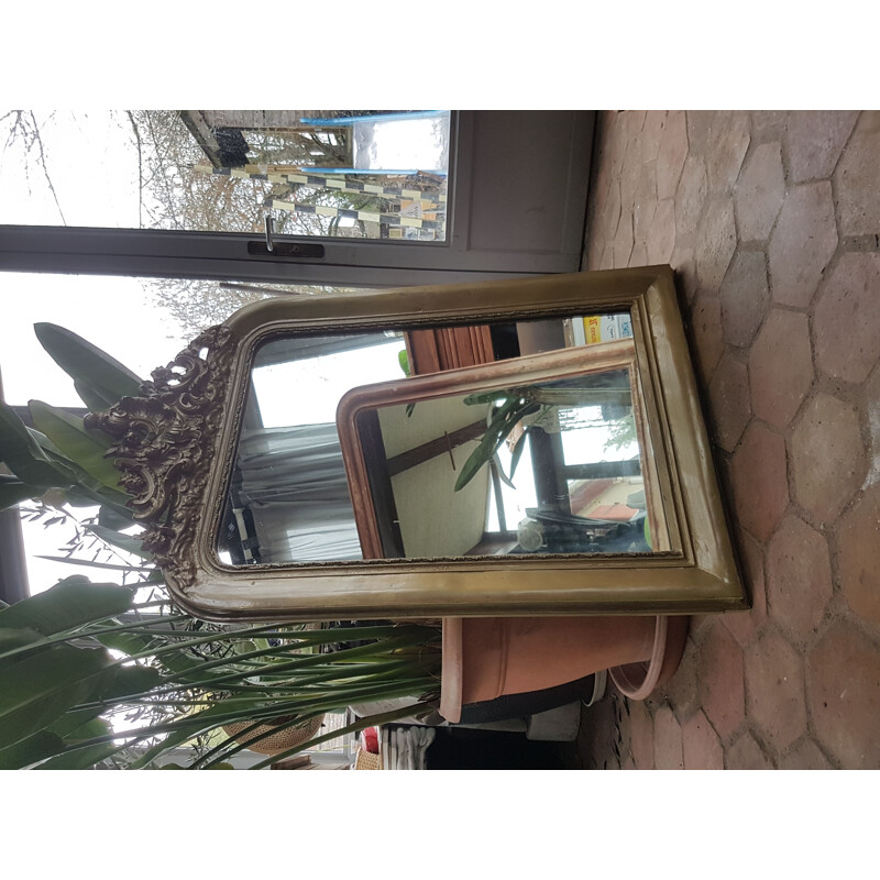 Large vintage mirror Louis Philippe 