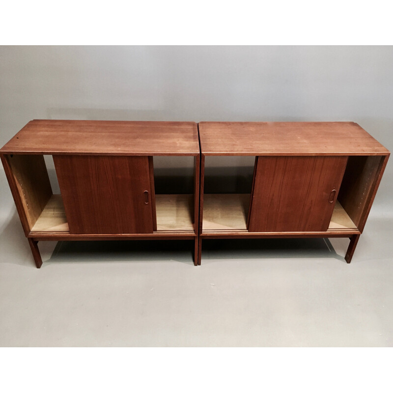 Vintage Sorensen modular shelf for H G Mobler Scandinavian 1950s