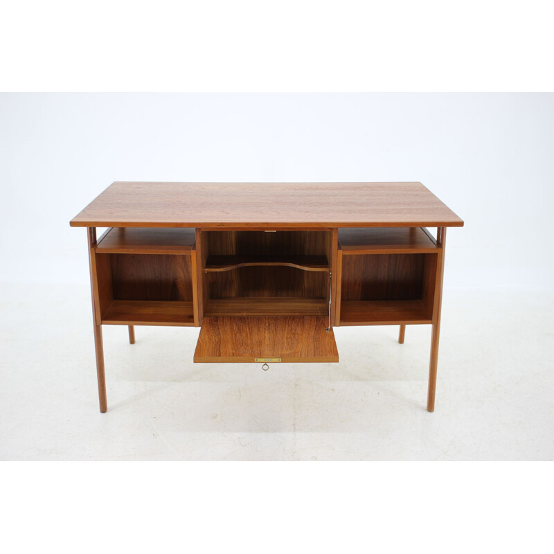 Vintage Teak Writing Desk Danish 1960s