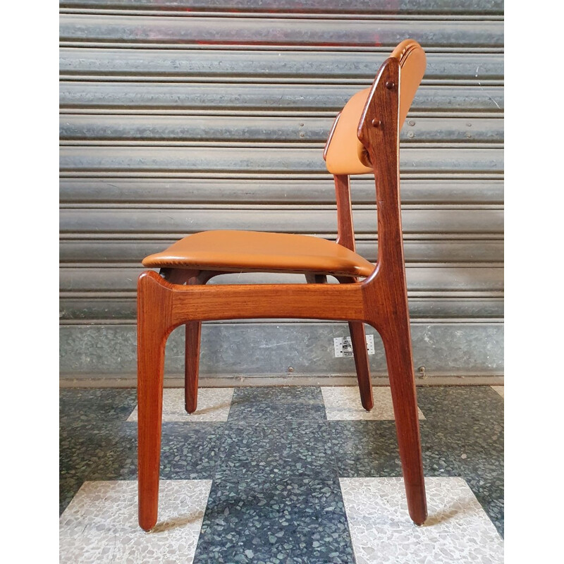 Set of 8 Vintage Rosewood Erik Buch Chairs For Od Møbler - Model 49 1960s