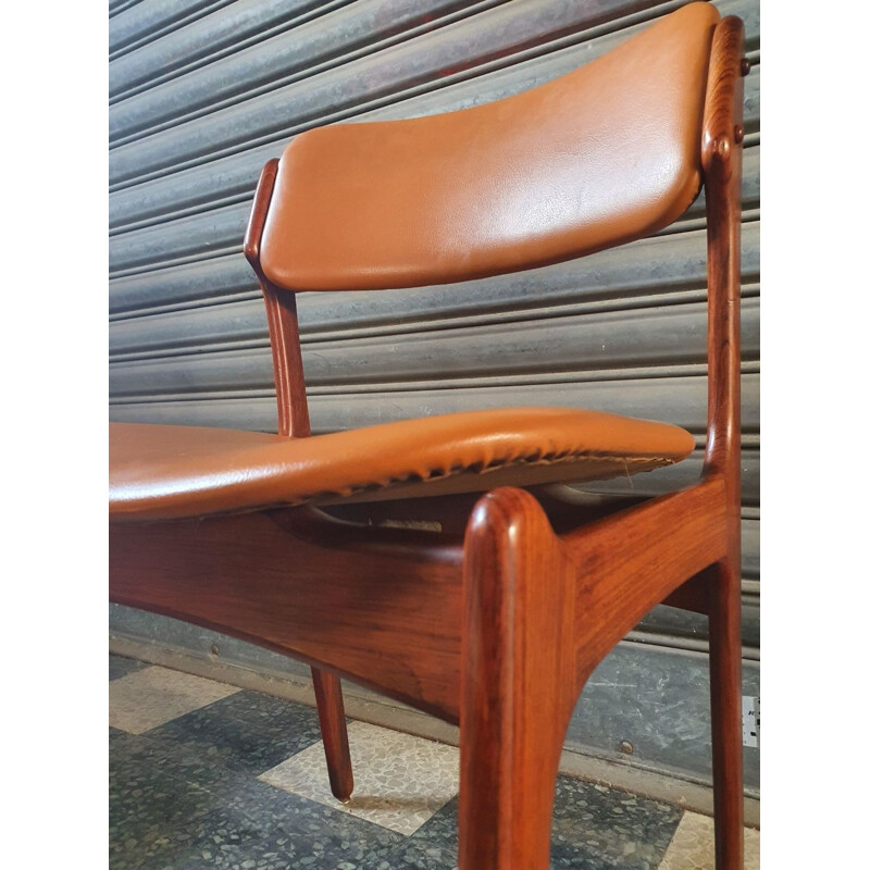 Set of 8 Vintage Rosewood Erik Buch Chairs For Od Møbler - Model 49 1960s