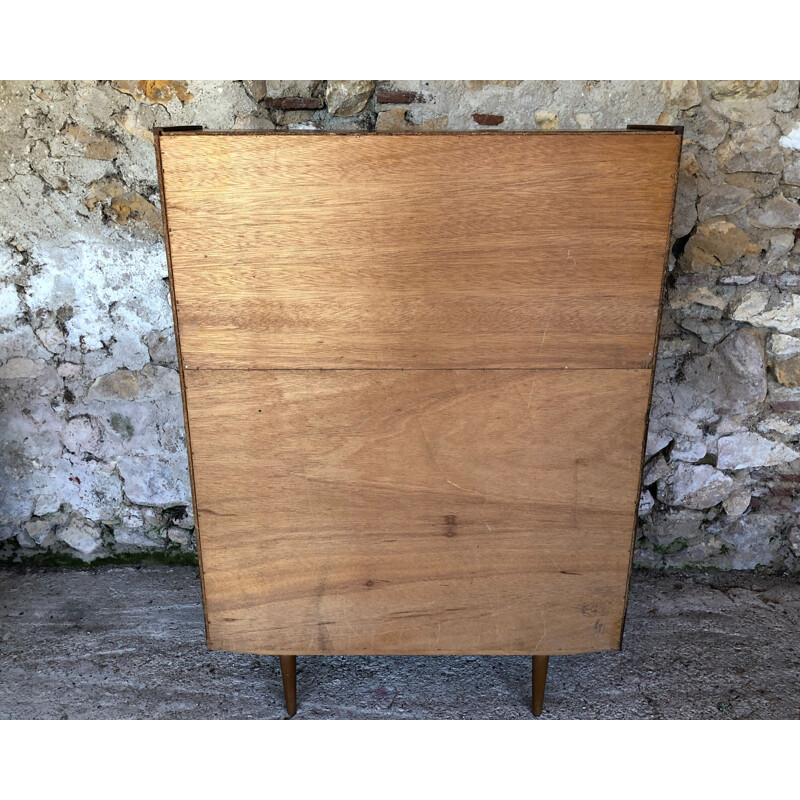 Vintage Secretaire teak storage cabinet by TAB scandinave 1960