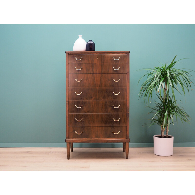 Vintage Chest of drawers walnut, Danish 1960s