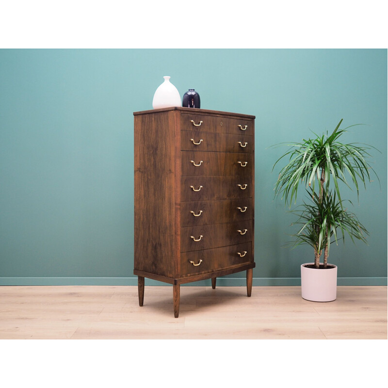 Vintage Chest of drawers walnut, Danish 1960s