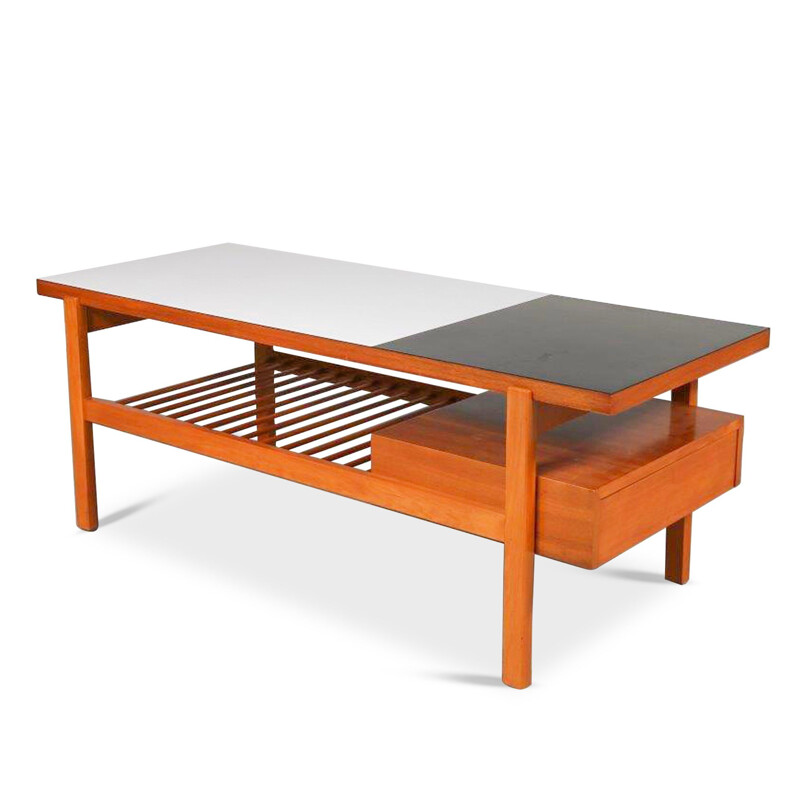 Vintage Coffee Table Jos de Mey for Van Den Berghe Pauvers, Belgium 1950