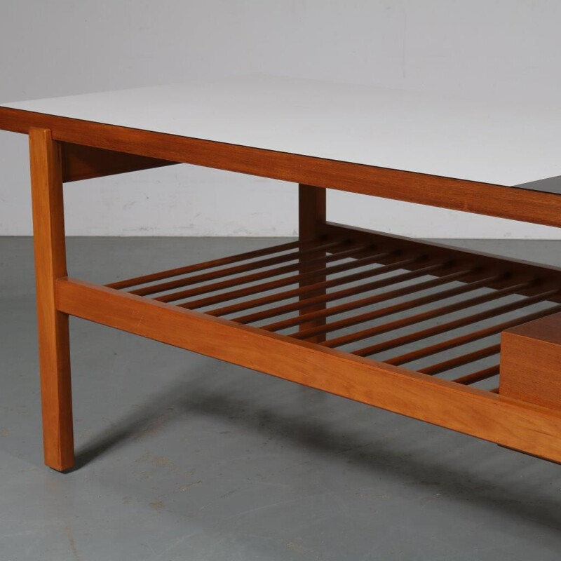 Table basse vintage Jos de Mey pour Van Den Berghe Pauvers, Belgique 1950