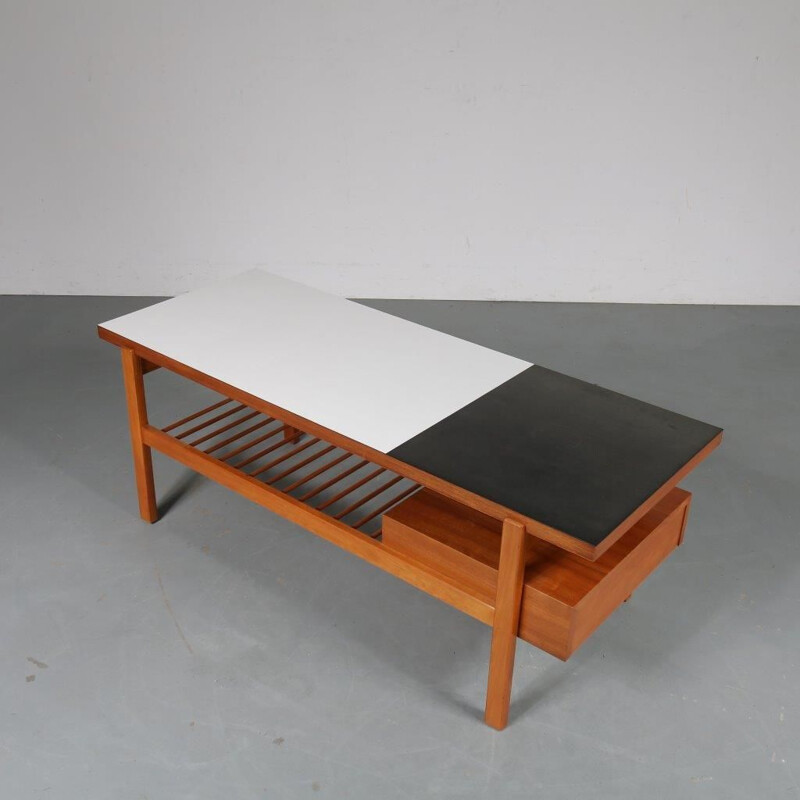 Vintage Coffee Table Jos de Mey for Van Den Berghe Pauvers, Belgium 1950