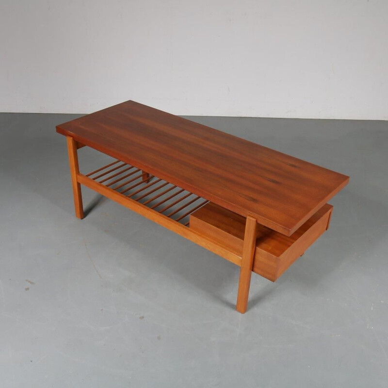 Vintage Coffee Table Jos de Mey for Van Den Berghe Pauvers, Belgium 1950