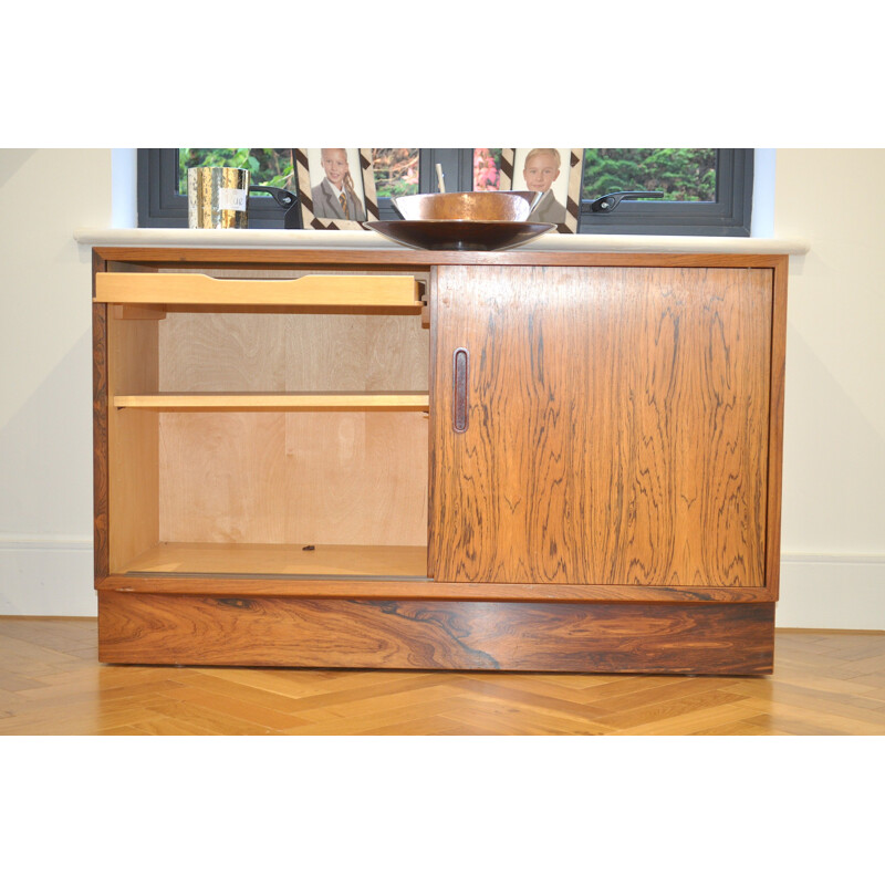 Vintage Rosewood Sideboard by Poul Hundevad