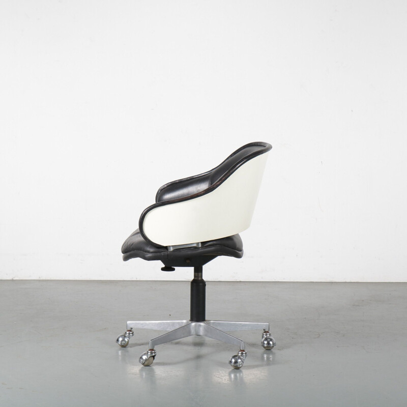 Vintage Swivel desk chair by Geoffrey Harcourt for Artifort, Netherlands 1960s