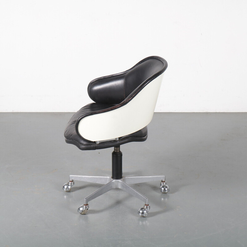 Vintage Swivel desk chair by Geoffrey Harcourt for Artifort, Netherlands 1960s