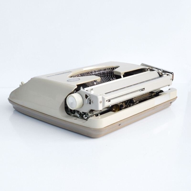 Machine à écrire Vintage Suitcase Privileg T300, Japon 1970