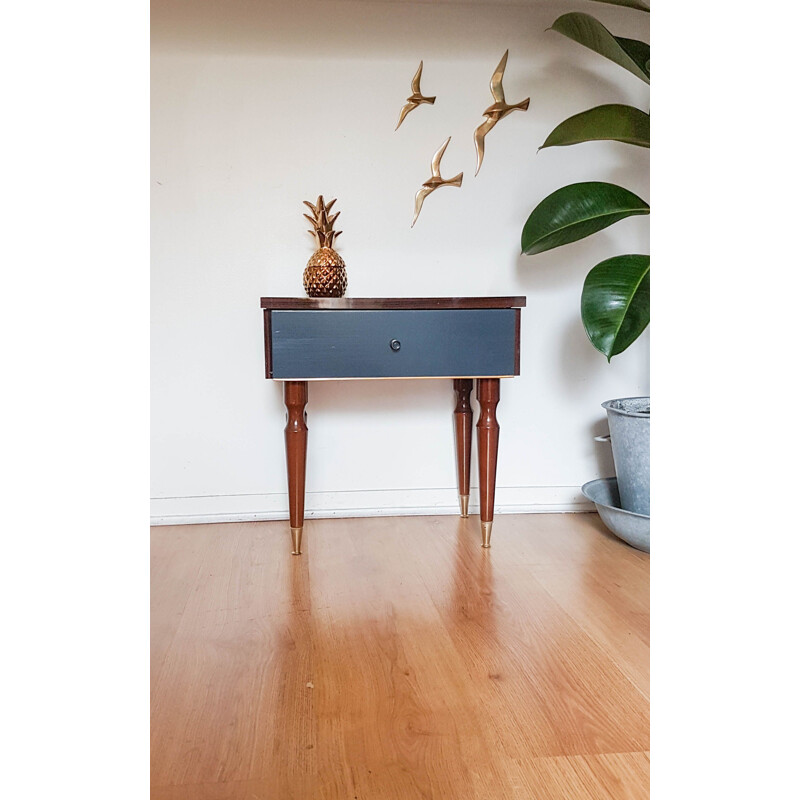 Vintage Scandinavian bedside table